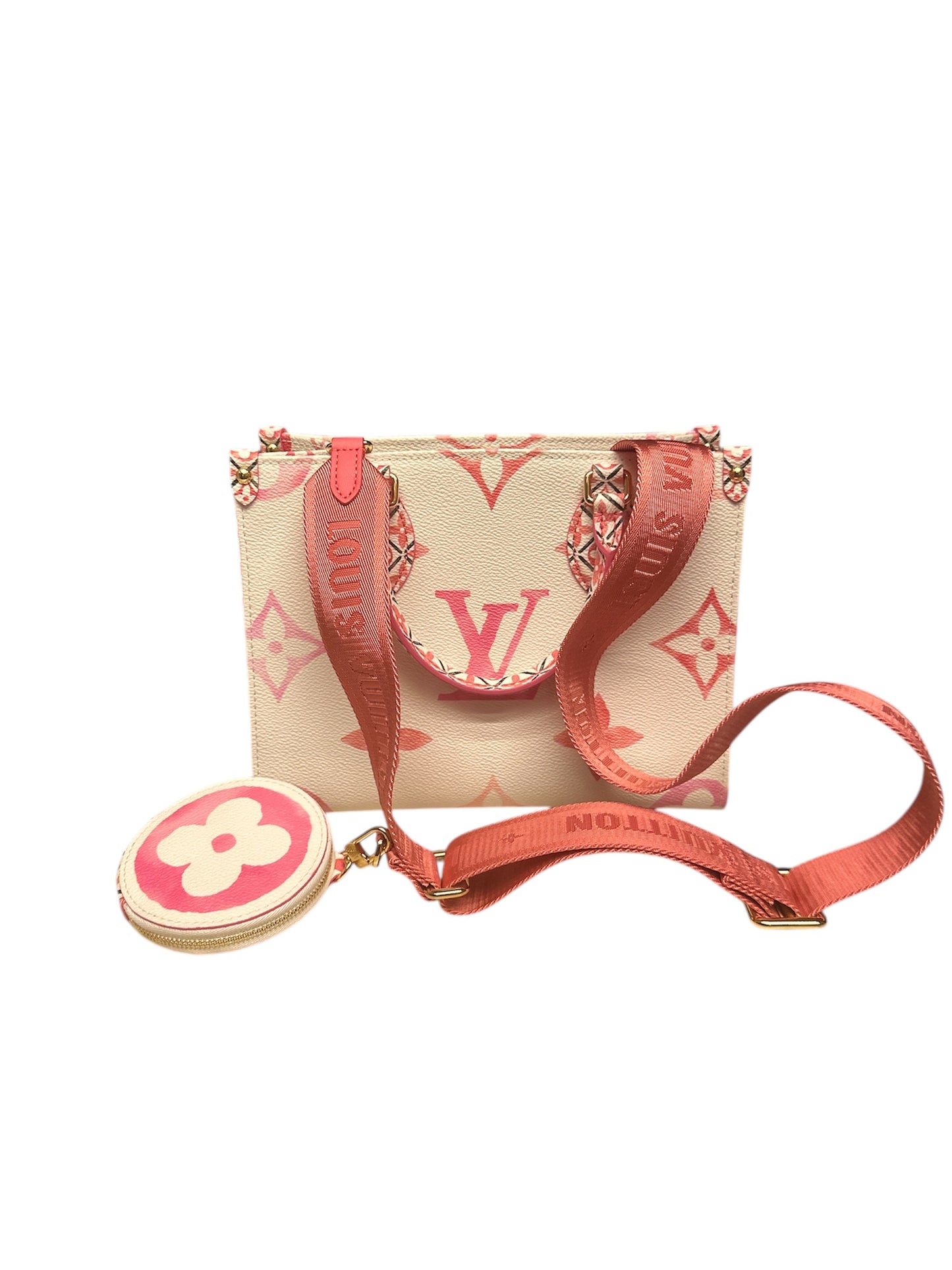 Louis Vuitton OnTheGo PM By The Pool Rose Pink M22976