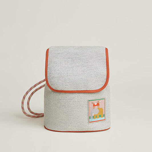 Hermes Animaux Blocks backpack兒童背囊