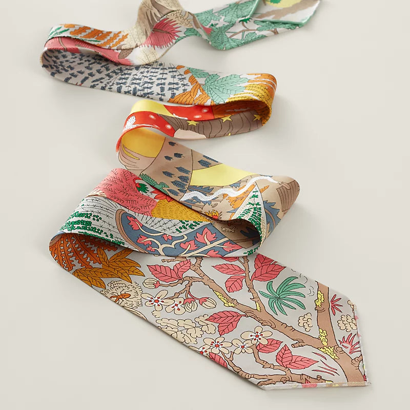 Hermes 2025 Dans les Bras de Selene tie絲巾領呔