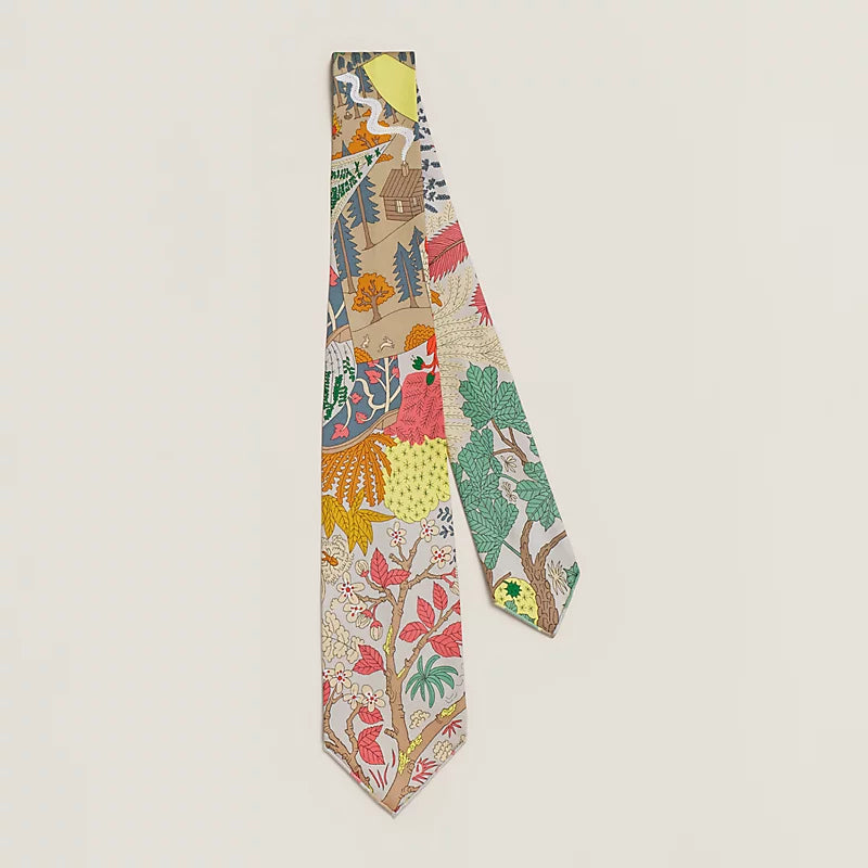 Hermes 2025 Dans les Bras de Selene tie絲巾領呔