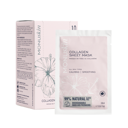 Monuskin 膠原抗衰老天然面膜 COLLAGEN SHEET MASK